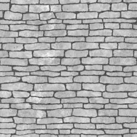 Textures   -   ARCHITECTURE   -   STONES WALLS   -   Stone blocks  - Wall stone with regular blocks texture seamless 08368 - Displacement