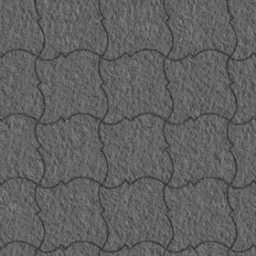 Textures   -   ARCHITECTURE   -   PAVING OUTDOOR   -   Pavers stone   -   Blocks mixed  - Pavers stone mixed size texture seamless 06163 - Displacement