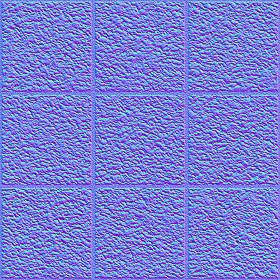Textures   -   ARCHITECTURE   -   PAVING OUTDOOR   -   Concrete   -   Blocks regular  - Paving outdoor concrete regular block texture seamless 05702 - Normal