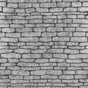 Textures   -   ARCHITECTURE   -   STONES WALLS   -   Stone blocks  - Wall stone with regular blocks texture seamless 08369 - Displacement