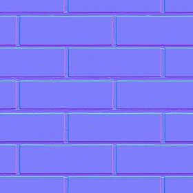 Textures   -   ARCHITECTURE   -   BRICKS   -   Facing Bricks   -   Smooth  - Facing smooth bricks texture seamless 00327 - Normal