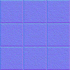 Textures   -   ARCHITECTURE   -   PAVING OUTDOOR   -   Concrete   -   Blocks regular  - Paving outdoor concrete regular block texture seamless 05703 - Normal