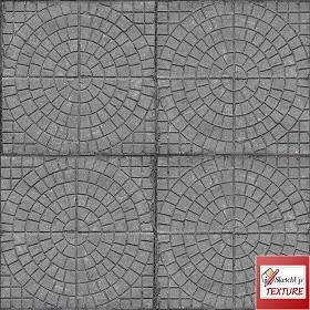 Textures   -   ARCHITECTURE   -   PAVING OUTDOOR   -   Concrete   -   Blocks mixed  - concrete paving PBR texture seamless 21820 (seamless)