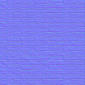 Textures   -   ARCHITECTURE   -   BRICKS   -   Facing Bricks   -   Smooth  - Facing smooth bricks texture seamless 00328 - Normal