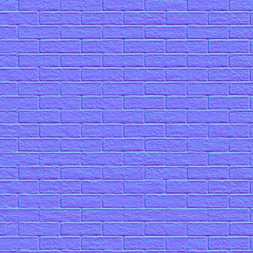 Textures   -   ARCHITECTURE   -   BRICKS   -   Facing Bricks   -   Smooth  - Facing smooth bricks texture seamless 00328 - Normal