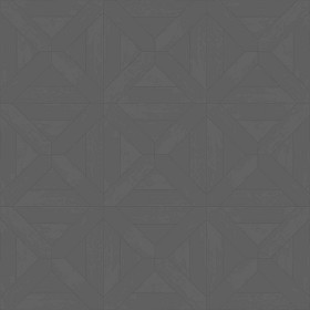 Textures   -   ARCHITECTURE   -   WOOD FLOORS   -   Geometric pattern  - Parquet geometric pattern texture seamless 04800 - Displacement