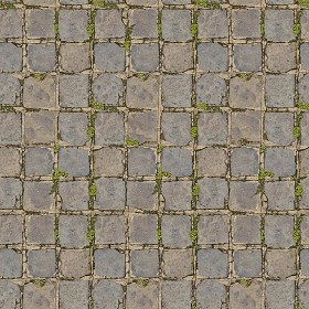 Textures   -   ARCHITECTURE   -   PAVING OUTDOOR   -   Concrete   -   Blocks damaged  - Concrete paving outdoor damaged texture seamless 05487 (seamless)