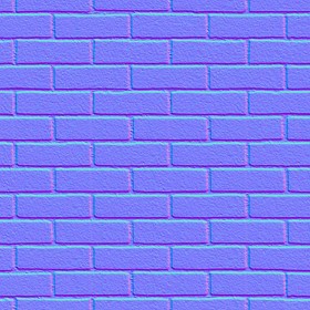 Textures   -   ARCHITECTURE   -   BRICKS   -   Facing Bricks   -   Smooth  - Facing smooth bricks texture seamless 00257 - Normal