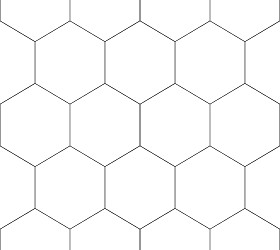 Textures   -   ARCHITECTURE   -   TILES INTERIOR   -   Hexagonal mixed  - Hexagonal tile texture seamless 16872 - Bump