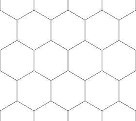 Textures   -   ARCHITECTURE   -   TILES INTERIOR   -   Hexagonal mixed  - Hexagonal tile texture seamless 16872 - Bump