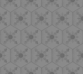 Textures   -   ARCHITECTURE   -   TILES INTERIOR   -   Hexagonal mixed  - Hexagonal tile texture seamless 16872 - Displacement