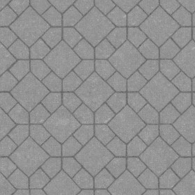 Textures   -   ARCHITECTURE   -   PAVING OUTDOOR   -   Concrete   -   Blocks mixed  - Paving concrete mixed size texture seamless 05569 - Displacement