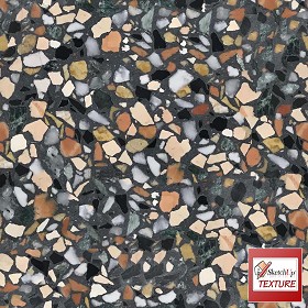 Textures   -   ARCHITECTURE   -   TILES INTERIOR   -  Terrazzo surfaces - Terrazzo surface PBR texture seamless 21514