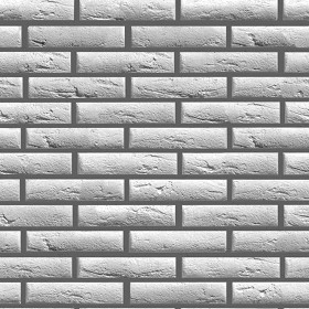 Textures   -   ARCHITECTURE   -   BRICKS   -   White Bricks  - White bricks texture seamless 00497 - Bump