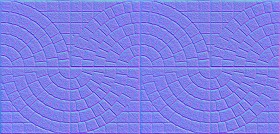Textures   -   ARCHITECTURE   -   PAVING OUTDOOR   -   Concrete   -   Blocks mixed  - concrete paving outdoor texture seamless 21337 - Normal