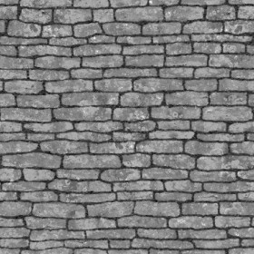 Textures   -   ARCHITECTURE   -   STONES WALLS   -   Stone blocks  - Wall stone with regular blocks texture seamless 08372 - Displacement