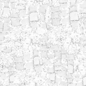 Textures   -   ARCHITECTURE   -   PAVING OUTDOOR   -   Parks Paving  - Damaged park cobblestone paving texture seamless 18834 - Ambient occlusion