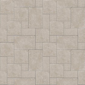 Textures   -   ARCHITECTURE   -   TILES INTERIOR   -  Stone tiles - Leccese flooring stone Pbr texture seamless 22248
