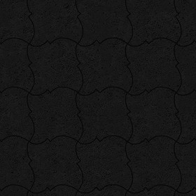 Textures   -   ARCHITECTURE   -   PAVING OUTDOOR   -   Pavers stone   -   Blocks mixed  - Pavers stone mixed size texture seamless 06167 - Specular