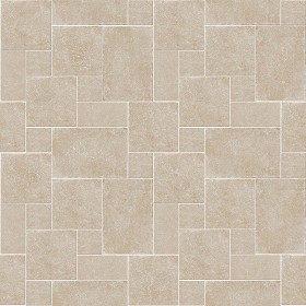 Textures   -   ARCHITECTURE   -   TILES INTERIOR   -  Stone tiles - Leccese flooring stone Pbr texture seamless 22249