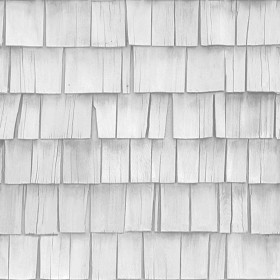 Textures   -   ARCHITECTURE   -   ROOFINGS   -   Shingles wood  - Wood shingle roof texture seamless 03860 - Displacement