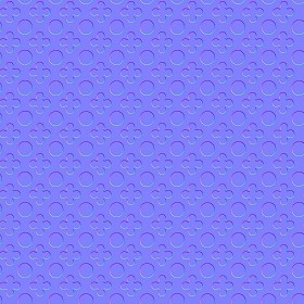 Textures   -   MATERIALS   -   METALS   -   Perforated  - Brass perforated metal texture seamless 10554 - Normal