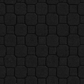 Textures   -   ARCHITECTURE   -   PAVING OUTDOOR   -   Concrete   -   Blocks mixed  - concrete paving PBR texture seamless 21819 - Specular
