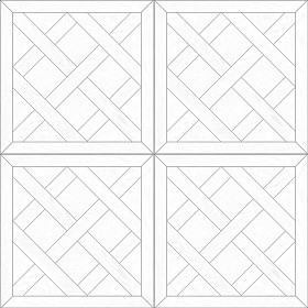 Textures   -   ARCHITECTURE   -   WOOD FLOORS   -   Geometric pattern  - Parquet geometric pattern texture seamless 04805 - Ambient occlusion