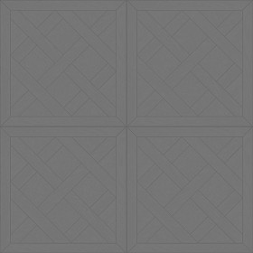 Textures   -   ARCHITECTURE   -   WOOD FLOORS   -   Geometric pattern  - Parquet geometric pattern texture seamless 04805 - Displacement