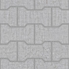 Textures   -   ARCHITECTURE   -   PAVING OUTDOOR   -   Concrete   -  Blocks regular - Paving outdoor concrete regular block texture seamless 05709