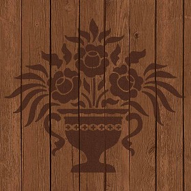 Textures   -   ARCHITECTURE   -   WOOD FLOORS   -  Decorated - Parquet decorated stencil texture seamless 04709