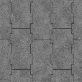 Textures   -   ARCHITECTURE   -   PAVING OUTDOOR   -   Pavers stone   -   Blocks mixed  - Pavers stone mixed size texture seamless 06171 - Displacement