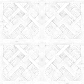 Textures   -   ARCHITECTURE   -   WOOD FLOORS   -   Geometric pattern  - Parquet geometric pattern texture seamless 04807 - Ambient occlusion