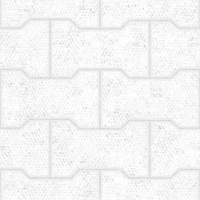 Textures   -   ARCHITECTURE   -   PAVING OUTDOOR   -   Concrete   -   Blocks regular  - Paving outdoor concrete regular block texture seamless 05711 - Ambient occlusion