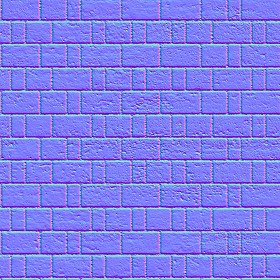 Textures   -   ARCHITECTURE   -   STONES WALLS   -   Stone blocks  - Wall stone with regular blocks texture seamless 08377 - Normal