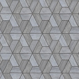 Textures   -   ARCHITECTURE   -   PAVING OUTDOOR   -   Concrete   -  Blocks mixed - Concrete paving PBR texture seamless 22076