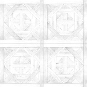 Textures   -   ARCHITECTURE   -   WOOD FLOORS   -   Geometric pattern  - Parquet geometric pattern texture seamless 04808 - Ambient occlusion