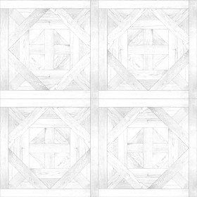 Textures   -   ARCHITECTURE   -   WOOD FLOORS   -   Geometric pattern  - Parquet geometric pattern texture seamless 04808 - Ambient occlusion