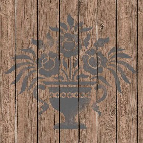 Textures   -   ARCHITECTURE   -   WOOD FLOORS   -  Decorated - Parquet decorated stencil texture seamless 04712
