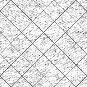 Textures   -   ARCHITECTURE   -   PAVING OUTDOOR   -   Concrete   -   Blocks regular  - Paving outdoor concrete regular block texture seamless 05714 - Bump