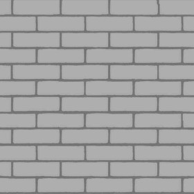 Textures   -   ARCHITECTURE   -   BRICKS   -   Facing Bricks   -   Smooth  - Facing smooth bricks texture seamless 00258 - Displacement