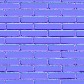 Textures   -   ARCHITECTURE   -   BRICKS   -   Colored Bricks   -   Smooth  - Texture colored bricks smooth seamless 00060 - Normal