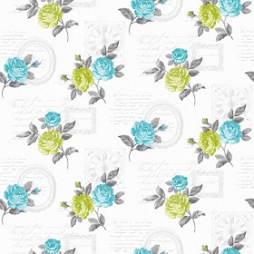 Textures   -   MATERIALS   -   WALLPAPER   -  Floral - Floral wallpapers textute seamless 13315
