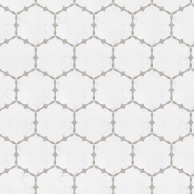 Textures   -   ARCHITECTURE   -   TILES INTERIOR   -   Marble tiles   -  White - Hexagonal white marble tile texture seamless 20619