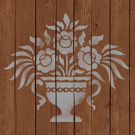 Textures   -   ARCHITECTURE   -   WOOD FLOORS   -  Decorated - Parquet decorated stencil texture seamless 04714