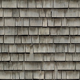 Textures   -   ARCHITECTURE   -   ROOFINGS   -  Shingles wood - Wood shingle roof texture seamless 03870