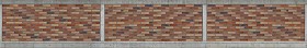 Textures   -   ARCHITECTURE   -   BRICKS   -   Facing Bricks   -  Smooth - Wall facing smooth bricks texture seamless 00332