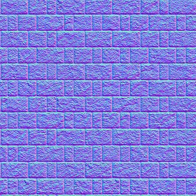 Textures   -   ARCHITECTURE   -   STONES WALLS   -   Stone blocks  - Wall stone with regular blocks texture seamless 08382 - Normal