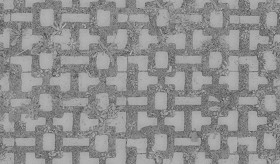 Textures   -   ARCHITECTURE   -   PAVING OUTDOOR   -   Parks Paving  - Concrete park paving texture seamless 19523 - Displacement