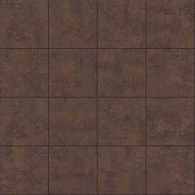 Textures  - corten effect stoneware tiles Pbr texture seamless 22179